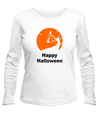 Жіночий лонгслів Happy Halloween