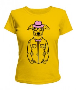 Женская футболка Хипстер-DOG №3