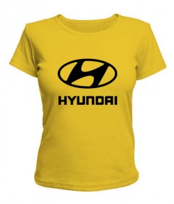Женская футболка Хюндай (Hyundai)