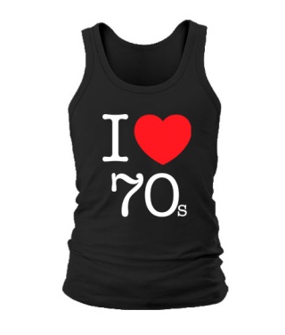 Мужская Майка I love 70s