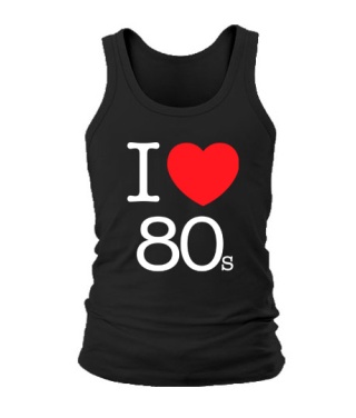 Мужская Майка I love 80s