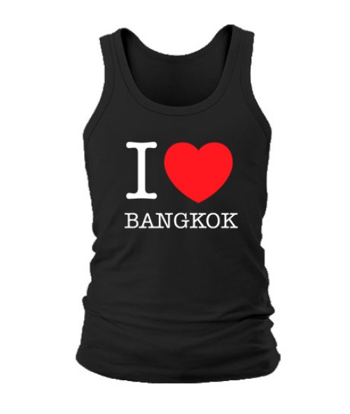 Мужская Майка I love Bangkok