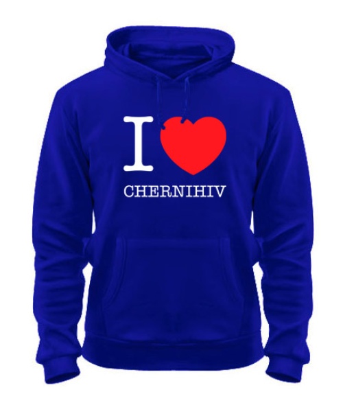 Толстовка-худи I love Chernigiv