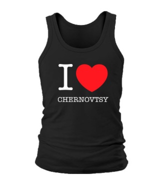 Чоловіча майка I love Chernovtsy