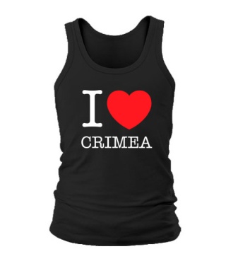 Чоловіча майка I love Crimea