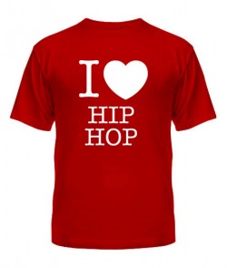 Чоловіча футболка I love hip-hop