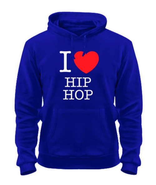 Толстовка-худі I love hip-hop