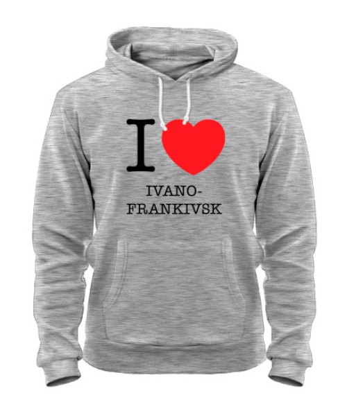 Толстовка-худі I love Ivano-Frankivsk