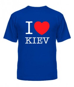 Чоловіча футболка I love Kiev