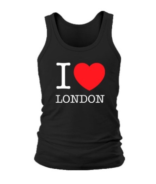 Мужская Майка I love London