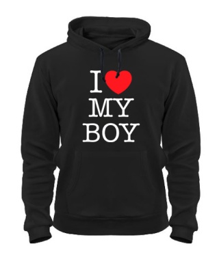 Толстовка-худі I love my boy