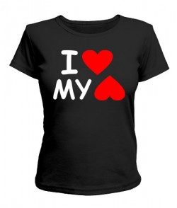 Жіноча футболка I Love My Love