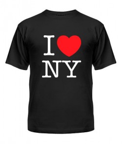 Чоловіча футболка I love NY