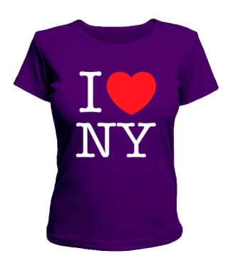 Жіноча футболка I love NY