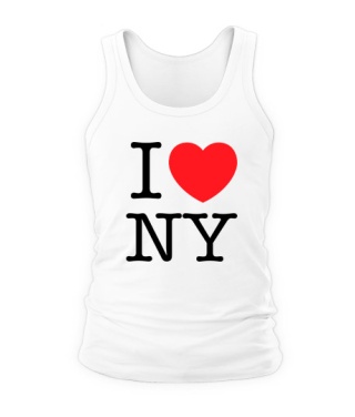 Мужская Майка I love NY