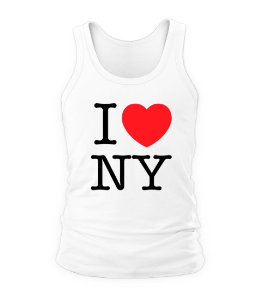 Мужская Майка I love NY
