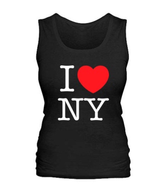 Жіноча майка I love NY