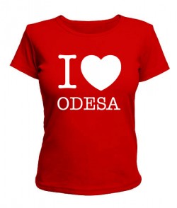 Женская футболка I love Odesa