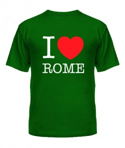 Чоловіча футболка I love Rome