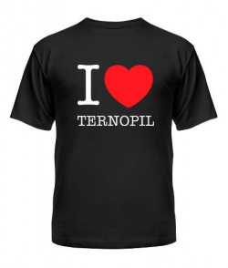 Чоловіча футболка I love Ternopil
