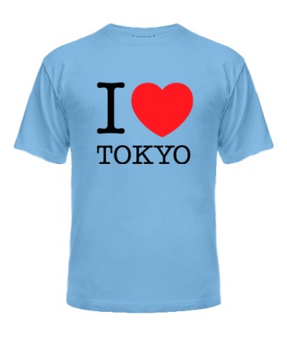 Чоловіча футболка I love Tokyo