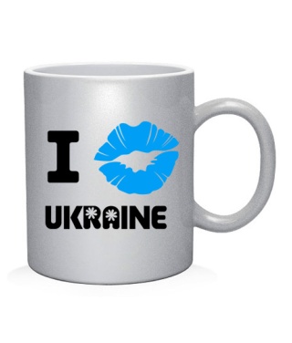 Чашка арт I love Ukraine (губи)