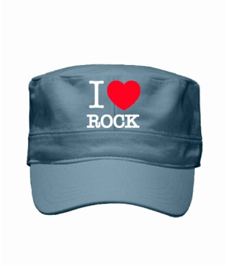 Кепка мілітарі I love rock