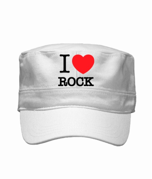 Кепка мілітарі I love rock