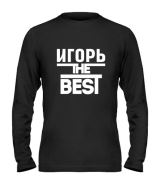 Чоловічий лонгслів Ігор the best