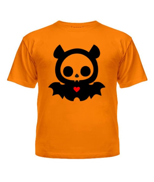 Футболка детская (Оранжевый 7-8л.) Кажан.