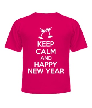 Футболка детская KEEP CALM and HAPPY NY