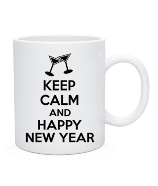 Чашка KEEP CALM and HAPPY NY