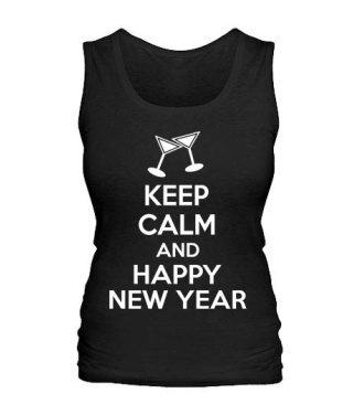 Жіноча майка KEEP CALM and HAPPY NY