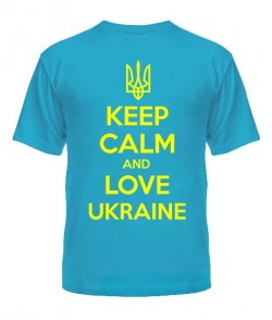 Мужская Футболка Keep calm and love UA