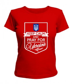 Жіноча футболка Герб України Варіант №18
