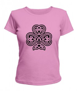 Женская футболка Кельтский клевер