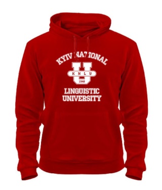 Толстовка-худі (Червоний S) КНЛУ