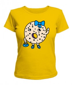 Женская футболка Кофе и пирожуля