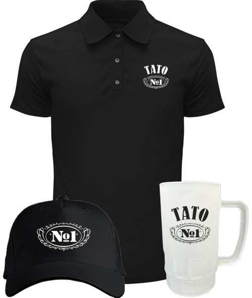 Комплект чоловічий преміум "Оксамит" Тато №1 літо №6