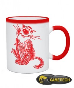 Чашка хамелеон Улюблений кіт (для нього)