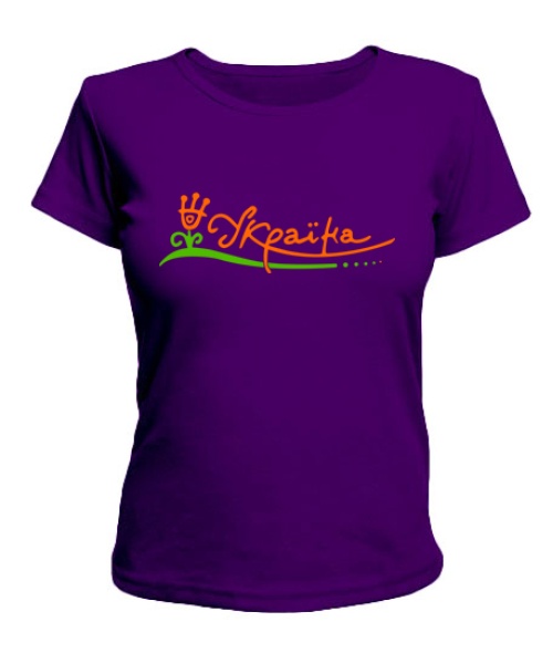 Жіноча футболка Квітка Україна