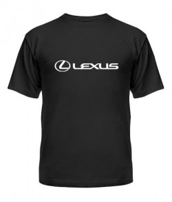 Чоловіча футболка (Чорна L) Лексус (Lexus)