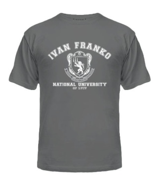 Чоловіча футболка ЛНУ ім. І. Франка Чоловіча футболка ЛНУ ім. І. Франка