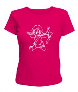 Женская футболка Амур №2