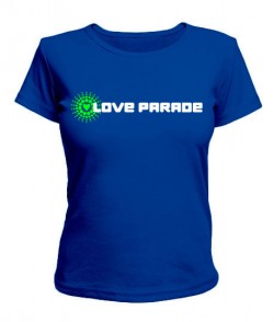 Женская футболка Love parade