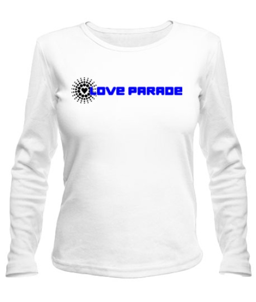 Женский лонгслив Love parade