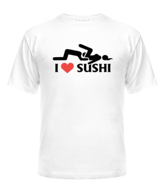 Чоловіча Футболка I LOVE SUSHI