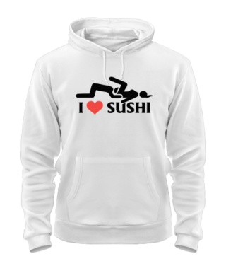 Толстовка-худі I LOVE SUSHI