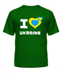 Мужская Футболка Люблю Украину