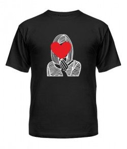 Чоловіча футболка з серцем